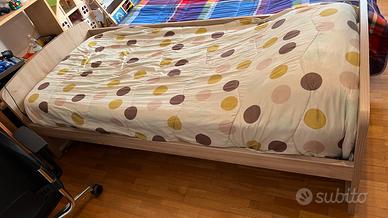 Letto singolo con secondo letto estraibile