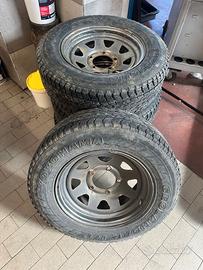 CERCHI + GOMME SUZUKI JIMNY 205/70/15