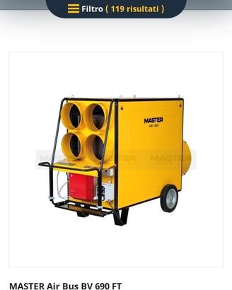 Riscaldatore Aria Master Air Bus