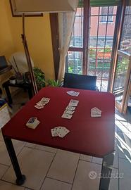 Tavolo da Gioco di carte anni 60 (in panno).