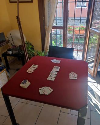 Tavolo da Gioco di carte anni 60 (in panno).
