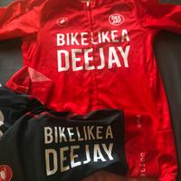 Completino bici Castelli per Radio Deejay