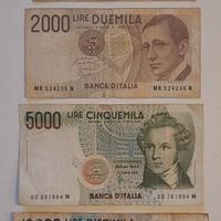 SERIE ULTIME BANCONOTE LIRE ITALIA