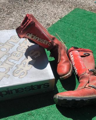 Stivali Alpinestars enduro/cross anni 80'