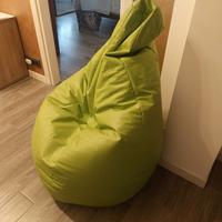 Pouf in pelle