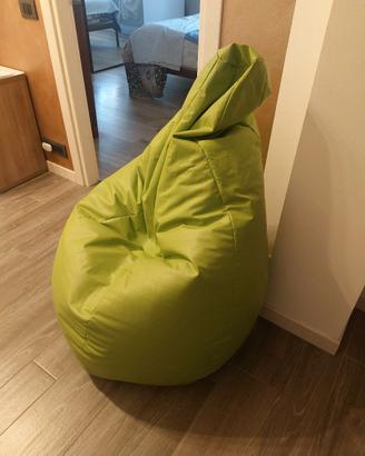 Pouf in pelle
