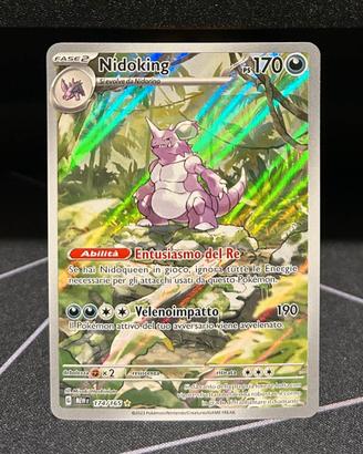 Nidoking MEW IT 174/165 carta Pokémon