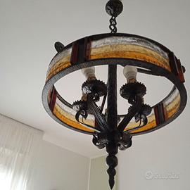 Lampadario in vetro