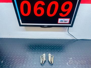 COPPIA PEDANE HM 50 BAJA MINI IN ACCIAIO