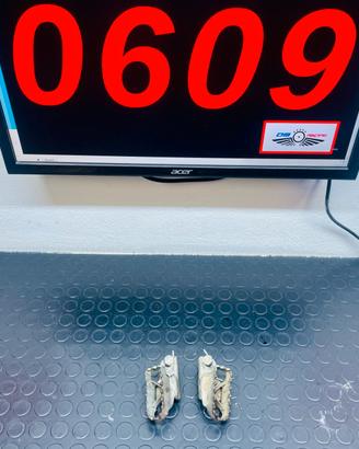 COPPIA PEDANE HM 50 BAJA MINI IN ACCIAIO