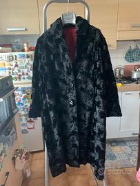 Cappotto in eco pelliccia