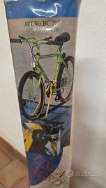 Porta Bici con antifurto tetto auto
