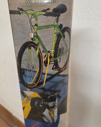 Porta Bici con antifurto tetto auto