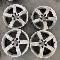 4 cerchi usati 17 pollici originali Audi A4 Q5 Q3 