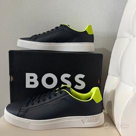 Scarpe Boss Uomo Taglia 44 Blu e Verdi Nuove