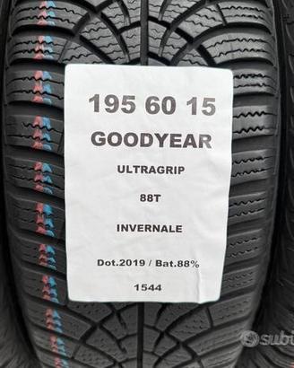 2 gomme 195 60 15 goodyear a1544
