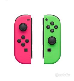 joy Con Nintendo switch fucsia e Verde 