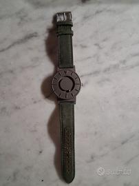 EONE Bradley Canvas Olive Green Quartz Titanium Wa