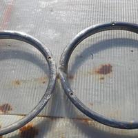 3 CORNICI X Cerchi in ferro 14 lancia fulvia coupè