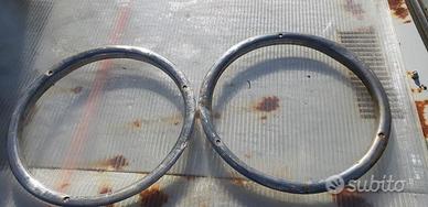 3 CORNICI X Cerchi in ferro 14 lancia fulvia coupè