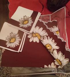 tovaglia da tavola vintage tonda 8 persone 