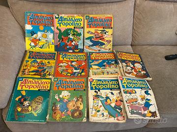 Almanacchi Topolino anni 61-62-63-64-65-66-67-68