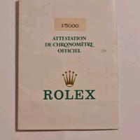 GARANZIA ROLEX VINTAGE