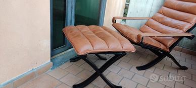 poltrona ripiegabile anni  60 vintage