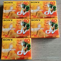 MINI CASSETTE VIDEO DV ME SONY SP 60 LP 90 5 PEZZI