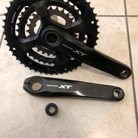 Guarnitura tripla Shimano xt