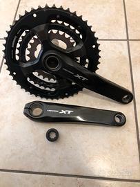 Guarnitura tripla Shimano xt