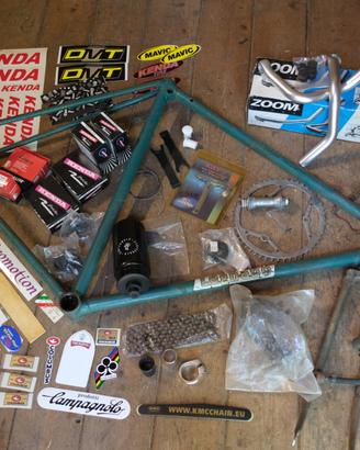 Lotto bici corsa epoca Campagnolo Columbus Colnago