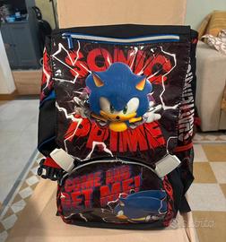 Zaino scuola sonic