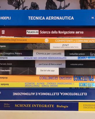 TUTT i libri testi scolastici liceo aeronautico