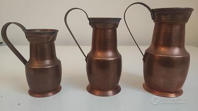 Brocche o Caraffe in rame