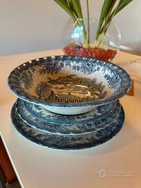 Set piatti Churchill James Sadler & Sons Brookblue
