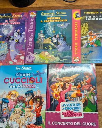 5 libri Tenebrosa Tenebrax(Geronimo Stilton) e Tea