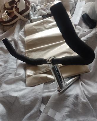 pipa profile completa di manubrio bull horn 
