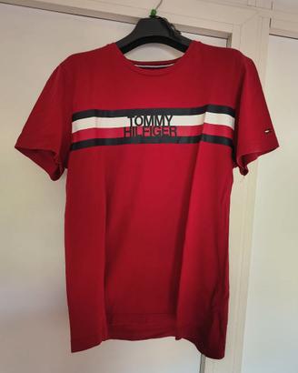 T-Shirt Tommy Hilfiger Tg. L Shirt Maniche Corte R