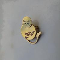 Spilla gatto decorata a mano