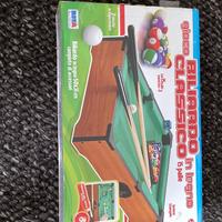 Biliardo classico in legno per bambini e adulti