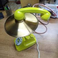 telefono vntage modernariato  lampada