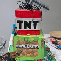 MINECRAFT TORTA ORNAMENTALE