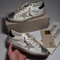 Golden Goose Superstar Bianca e Argento size 39