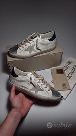 Golden Goose Superstar Bianca e Argento size 39