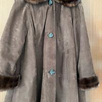 Cappotto  montone  con visone