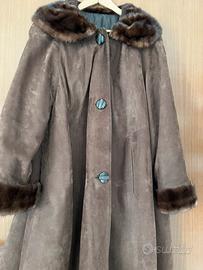 Cappotto  montone  con visone