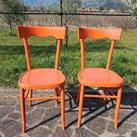 sedie vintage legno