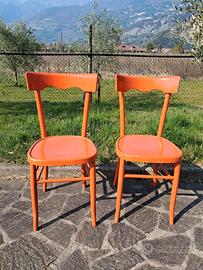 sedie vintage legno