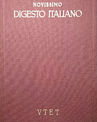 NOVISSIMO DIGESTO ITALIANO 28 volumi - Utet